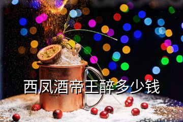 西鳳酒帝王醉多少錢
