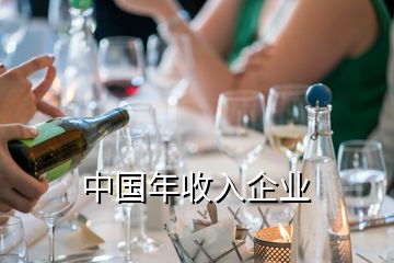 中國年收入企業