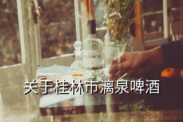 關于桂林市漓泉啤酒