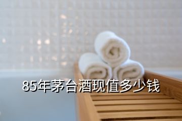 85年茅臺酒現值多少錢