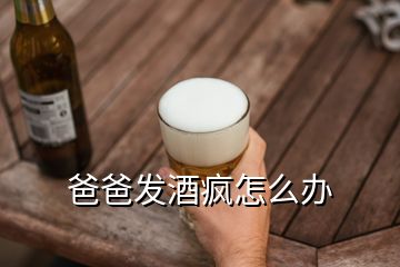爸爸發酒瘋怎么辦
