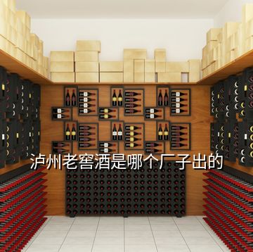 瀘州老窖酒是哪個廠子出的