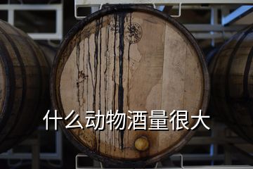 什么動物酒量很大