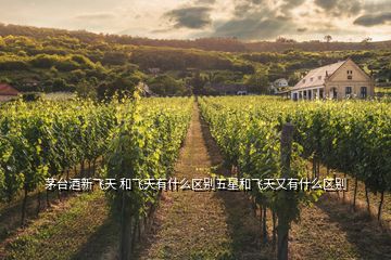 茅臺酒新飛天 和飛天有什么區別五星和飛天又有什么區別