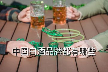 中國白酒品牌都有哪些