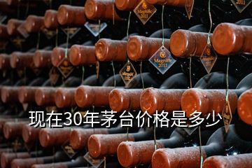 現在30年茅臺價格是多少
