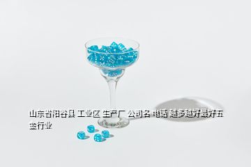 山東省陽谷縣 工業(yè)區(qū) 生產(chǎn)廠 公司名 電話 越多越好最好五金行業(yè)