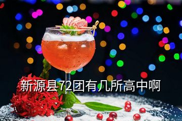新源縣72團有幾所高中啊