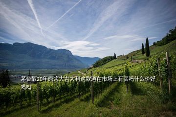 茅臺醇20年原漿大吉大利這款酒在市場上有買嗎什么價(jià)好喝嗎