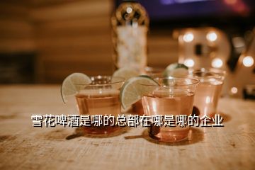 雪花啤酒是哪的總部在哪是哪的企業