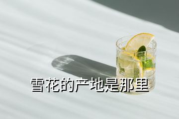 雪花的產地是那里