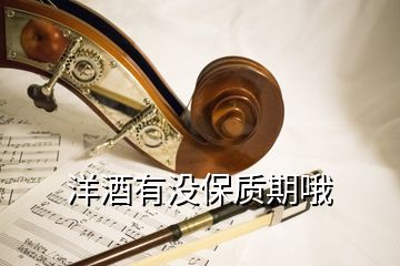 洋酒有沒保質期哦