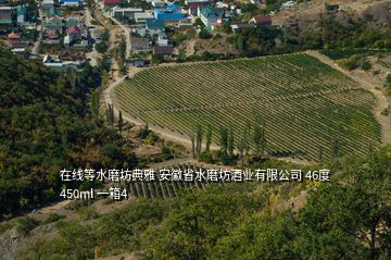 在線等水磨坊典雅 安徽省水磨坊酒業有限公司 46度 450ml 一箱4