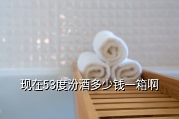 現在53度汾酒多少錢一箱啊