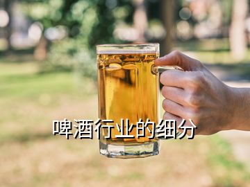 啤酒行業的細分
