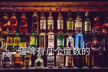 罐啤有幾個度數的