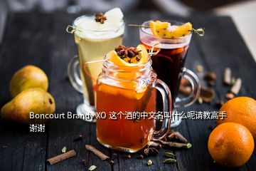 Boncourt Brandy XO 這個(gè)酒的中文名叫什么呢請(qǐng)教高手謝謝