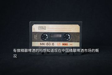 有做精釀啤酒的嗎想知道現在中國精釀啤酒市場的概況
