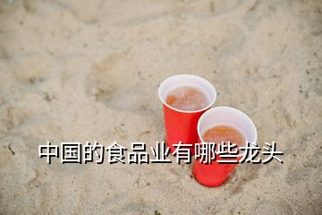 中國的食品業有哪些龍頭