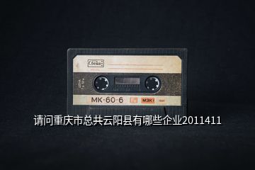 請問重慶市總共云陽縣有哪些企業(yè)2011411
