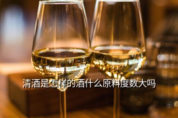 清酒是怎樣的酒什么原料度數大嗎