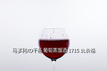 馬爹利XO干邑 葡萄蒸餾酒 1715 1L價格