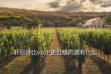 軒尼詩(shī)比vsoP更低級(jí)的酒有什么