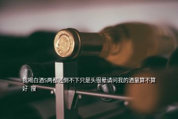 我喝白酒5兩都還倒不下只是頭很暈請(qǐng)問(wèn)我的酒量算不算好 搜