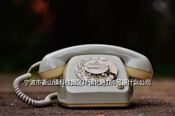 寧波市姜山鎮科技園區環鎮北路160號是什么公司