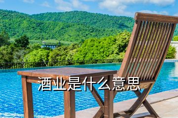酒業是什么意思