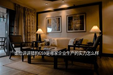 誰給講講獵豹CS9是哪家企業生產的實力怎么樣