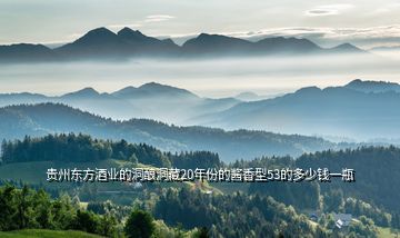 貴州東方酒業的洞釀洞藏20年份的醬香型53的多少錢一瓶