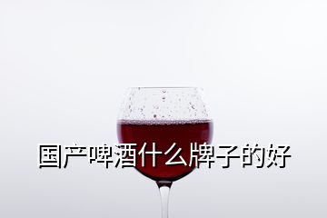 國產啤酒什么牌子的好