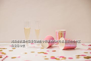河南省長葛市有沒有銷售今世緣酒的地方或者鄭州市市區有沒有今世