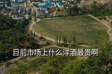 目前市場(chǎng)上什么洋酒最貴啊