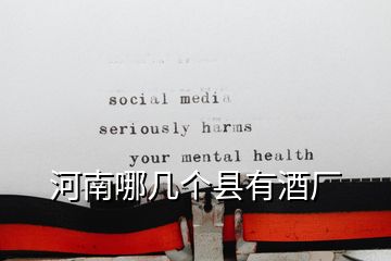 河南哪幾個縣有酒廠