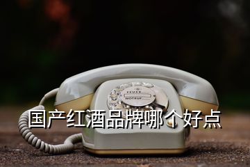 國產紅酒品牌哪個好點