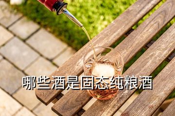 哪些酒是固態純糧酒