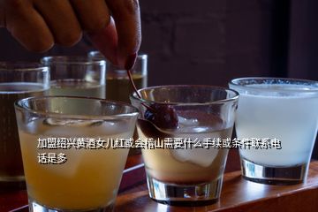 加盟紹興黃酒女兒紅或會稽山需要什么手續或條件聯系電話是多