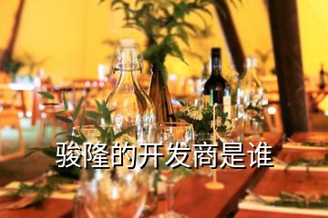 駿隆的開發商是誰