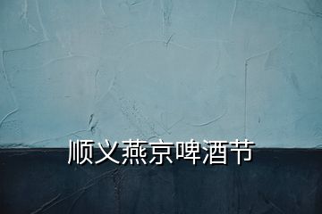 順義燕京啤酒節
