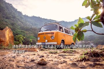 請各界朋友幫忙取個帶福和鑫字的電子廠名因為爸爸的名字有福字