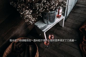 我水培了些綠植現在一直糾結于用什么樣的營養液買了幾瓶最一