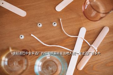 誰知道巴中全豐酒廠的情況啊最好是當地人說一下這酒廠有多大