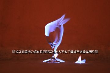 聽說華潤置地公館在鐵西我是外地人不太了解城市誰能詳細給我