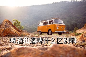 啤酒和酒啤什么區別啊