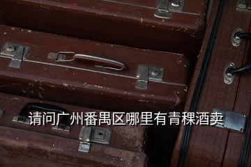 請問廣州番禺區哪里有青稞酒賣