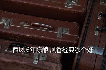 西鳳 6年陳釀 鳳香經典哪個好