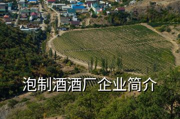 泡制酒酒廠企業簡介