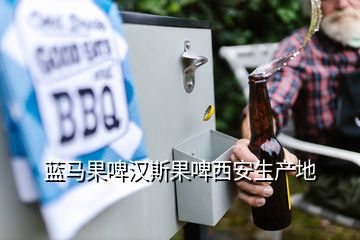 藍馬果啤漢斯果啤西安生產(chǎn)地